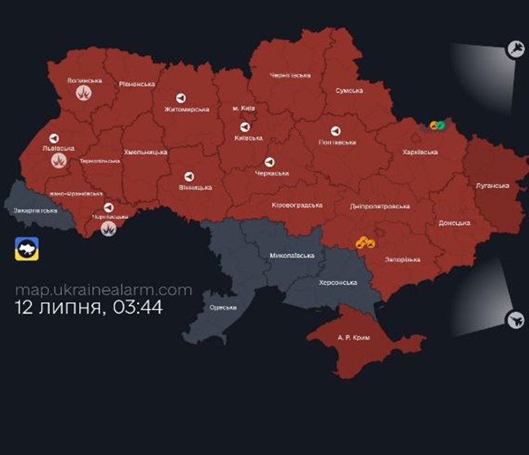 Росія запустила ракети по Україні: де загроза ударів